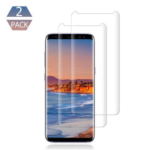 [2 Pack] Galaxy S9 Plus Screen Protector 9H Hardness/Anti-Scratch/Anti-fingerprint/3D Curved/High Definition/Ultra Clear Tempered BBInfinite Glass Screen Protector Compatible Samsung Galaxy S9 Plus