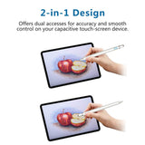 Active Stylus Pen Compatible with Apple iPad, Homagical 1.5mm Fine Point Digital Stylus Pen, Rechargeable Capacitive Stylus for Touch Screen Devices (Glove &Pen Bag Included)