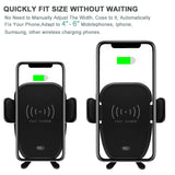 Wireless Car Charger with Automatic Sensor, Qi 10W Fast Wireless Charger Car Mount & Holder Compatible for Samsung Galaxy Note 9 S9/S9 Plus,7.5W for iPhone X/Xs/XS Max/XR/8/8 Plus All Qi-Enabled Phone
