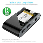 Nulaxy BR02 Bluetooth Receiver Supports 32G SD Card with Battery Indicator, Wireless Bluetooth 4.2 Audio Adapter for Car/Home Stereo Headphones System, Hands Free Calling, cVc Noise Canceling