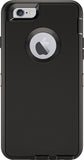 LongRise iPhone 8 Plus Case, Shockproof Robost 4 Layer Rugged Case Compatiable with iPhone 7 Plus & iPhone 8 Plus with Belt Clip Holster Stand(Black)