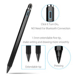 Stylus Pen, XIRON Active Stylus Pens for Touch Screens, 1.5mm Fine Point Smart Digital Pencil Compatible iPad and Most Tablet with Glove (Active Stylus Pen Black)