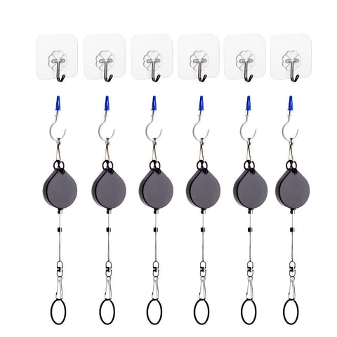 KIWI design VR Cable Managment | Ceiling Pulley System for HTC Vive/Vive Pro Virtual Reality/Oculus Rift/PS VR/Microsoft MR/Samsung Odyssey VR Accessories (Black)