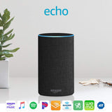 Echo (2nd Generation) - Smart speaker with Alexa - Charcoal Fabric