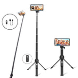 Eocean 45-Inch Selfie Stick Tripod, Extendable Selfie Stick with Wireless Remote Compatible with iPhone Xs/Xr/Xs Max/X/8 Plus/8/ iPhone XR/iPhone XS/iPhone XS Max/7 Plus/Galaxy Note 9/S9/S9 Plus/GoPro