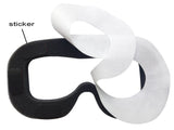 Lunies Disposable Hygiene Eye Mask with Sponge Mat and Magic Sticks Compatible for H-T-C Vive VR Virtual Reality Headset White