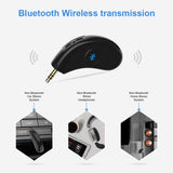 Bluetooth Receiver / Hands-free Car Kit, Esuper Portable 3.5mm Bluetooth Aux Adapter Wireless Music Streaming for Home, Car Audio System, Headphone, Speaker( Bluetooth 4.2,A2DP,40feet Bluetooth Range)