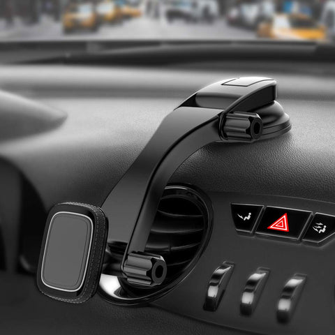 MIRACASE Car Phone Mount Magnetic Phone Holder Dashboard&Windshield Adjustable Vehicle Phone Stand Universal Compatible with iPhone X Xs Max XR 8 Plus 7 6 Samsung Galaxy S10 9 8 Note 9 8 Edge (CM-001)