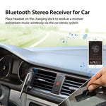 Avantree Handsfree Wireless Headset & Car Bluetooth Receiver 2-in-1, Hands Free Earpiece with Extended Mic for Clear Calling, aptX Wireless Audio Music Adapter with 3.5mm Aux for Car Stereo - Ego