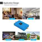 Verizon 4G LTE Cell Phone Signal Booster for Home and Office - Enhance Cellular Data Signal by 65dB 700MHz Band 13 Repeater and Panel/Yagi Antennas Extend Coverage Up to 4,000Sq Ft