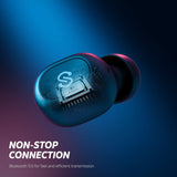 SoundPEATS True Wireless Earbuds 5.0 Bluetooth Headphones in-Ear Stereo Wireless Earphones with Microphone Binaural Calls, One-Step Pairing, 35 Hours, Upgraded TrueFree Plus