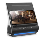 Azpen Dockall D108 Wireless Charging Dock w/Bluetooth Speakers. Qi-Certified Wireless for 7.5W Charging with iPhone Xs Max/XR/XS/S/ 8/ 8Plus/ 10W for Galaxy S10/ S9/ S9+/ S8/ Note 9 - Black