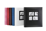 Artmag Photo Picutre Album 4x6 600 Photos, Extra Large Capacity Leather Cover Wedding Family Photo Albums Holds 600 Horizontal and Vertical 4x6 Photos with Black Pages (Blue)
