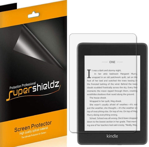 Supershieldz [3-Pack] for Kindle Paperwhite (10th Generation - 2018 Release) Screen Protector, High Definition Clear Shield -Lifetime Replacement