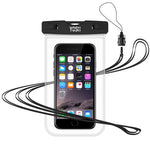 YOSH Waterproof Phone Pouch Universal Waterproof Phone Case Cell Phone Dry Bag Pouch Compatible with iPhone Xs Max XR Xs X 8 7 6 6s Plus Galaxy S9 S8 S7 Edge Pixel 3 2 XL up to 6.5" (Clear)