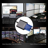 USB 3.0 to VGA Adapter 1080P, Full HD Multi Display Video Graphic Converter for PC Laptop Desktop to TV Monitor Projector, Only Support Windows 7/8/8.1/10 (NO Mac & Linux) (Black)
