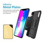 Magnetic Mount, WizGear [2 PACK] Universal Air Vent Magnetic Car Mount Phone Holder, for Cell Phones and Mini Tablets with Fast Swift-Snap Technology, With 4 Metal Plates