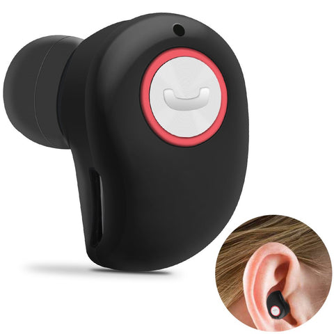 Yelion Bluetooth Headphone Wireless Invisible Bluetooth Earbuds Auto Stereo Headsets Mini Bluetooth Earpiece Bluetooth V4.1 Support Hands-Free Call Compatible with iPhone and Android(Black)