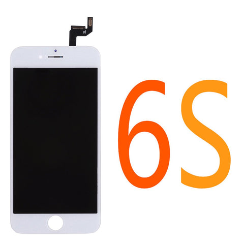 FFtopu Screen Replacement for iPhone 6S (4.7 Inch) White - LCD Display Screen + Touch Digitizer Assembly with Full Set Repair Tools and Screen Protector (iPhone 6S White)