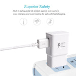 MBLAI Fast Charge Adaptive Fast Charger Kit for Samsung Galaxy S7/S7 Edge/S6/Note5/4 /S3,MBLAI USB 2.0 Fast Charging Kit True Digital Adaptive Fast Charging (Wall Charger + Micro USB Cable)
