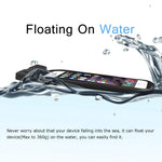 Universal Waterproof Case, IFCASE IPX8 Floating TPU Phone Dry Bag Pouch for iPhone Xs Max/XR/XS/X, iPhone 7/8 Plus, Samsung Galaxy S8+/S9+/S10+, Note 9/8, Pixel 3/2 XL (Black)