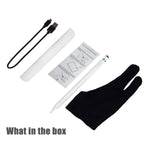 Stylus Pen, XIRON Active Stylus Pens for Touch Screens, 1.5mm Fine Point Smart Digital Pencil Compatible iPad and Most Tablet with Anti-Fouling Glove, Good for Drawing and Writing on iPad, White