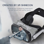[ 2019 New Version ]VR Headset,Virtual Reality Headset,VR SHINECON VR Goggles for TV, Movies & Video Games - 3D VR Glasses Compatible with iOS, Android and Other Phones Within 4.7-6.0 inch