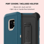 OtterBox DEFENDER SERIES Case for Samsung Galaxy S9 - Retail Packaging - BLACK