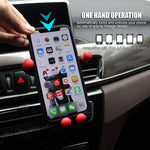 aickar Fast Wireless Car Charger Mount, Adjustable Gravity Air Vent Phone Holder, 7.5W Compatible for iPhone XR XS Max XS X 8 8 Plus, 10W for Samsung Galaxy S9 S9+ S8 S8+ Note 8 and More