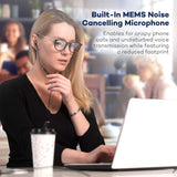 TaoTronics Active Noise Cancelling Headphones, Wired Earbuds in Ear Stereo Awareness Monitor Earphones with Microphone and Remote (15 Hours Playtime, 3.5mm Jack, Premium Aluminum Matte Black)
