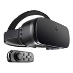DESTEK V4 VR Headset, 103° FOV, Eye Protected HD Virtual Reality Headset w/Touch Button/Trigger for iPhone X XR Xs Max 8 7 6/Plus, for Samsung s10/Plus s9 s8 Note 9 8, Smartphones w/ 4.5-6.0in Screen