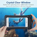 Waterproof Phone Pouch, Capshi Universal Waterproof Case, [Floating] Cellphone Dry Bag Compatible with iPhone Xs Max, X, Max, 8 Plus, 7 Plus, 6s Plus, Samsung Galaxy s7, s8, s9, Note 7 up to 7.0"