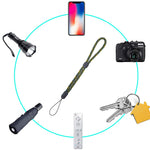 Adjustable Wrist Straps Hand Lanyard, 2 Pieces for iPhone Samsung Camera GoPro USB Flash Drives Keys PSP and Other Portable Items Green(6.3")