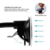 Car Phone Mount, Vansky 3-in-1 Universal Cell Phone Holder Car Air Vent Holder Dashboard Mount Windshield Mount for iPhone Xs Max R X 8 Plus 7 Plus 6S Samsung Galaxy S9 S8 Edge S7 S6 LG Sony and More