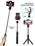 Yoozon Selfie Stick Tripod Bluetooth, Extendable Phone Tripod Selfie Stick with Wireless Remote Shutter for iPhone Xs MAX/XR/XS/X/8/8P/7/7P/6s/6, Galaxy S9/S8/S7/S6/Note 9/8, Huawei and More