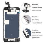 Screen Replacement Compatible iPhone 6s Black 4.7(inch) LCD Display Touch Digitizer Assembly Repair Kit & Home Button,Ear Speaker, Front Camera,Proximity Sensor, Repair Tools