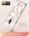 i-Blason Samsung Galaxy S9 Plus Case, [Built-in Screen Protector] [Cosmo] Full-Body Glitter Clear Bumper Case for Galaxy S9 Plus (2018 Release) (Marble)
