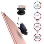 Pop Sticky Replacement 8 Pack, Compatible with Socket Mount Base, 6PCs Double Sided Adhesive Pads and 2PCs Sticker Pads for Car Magnetic Phone Holder