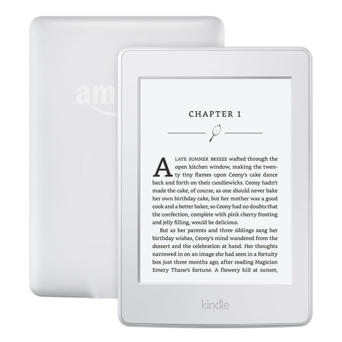 Kindle Paperwhite E-reader (Previous Generation - 7th) - White, 6" High-Resolution Display (300 ppi) with Built-in Light, Wi-Fi - Includes Special Offers