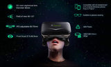 Pansonite Vr Headset with Remote Controller[New Version], 3D Glasses Virtual Reality Headset for VR Games & 3D Movies, Eye Care System for iPhone and Android Smartphones