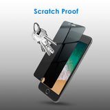 JETech Privacy Screen Protector for Apple iPhone 7 and iPhone 8, Anti-Spy Tempered Glass Film, 2-Pack