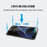[3-Pack] Galaxy S7 Clear Tempered Glass Screen Protector [Anti-Bubble][9H Hardness] Screen Protector Screen Protector Compatible with Samsung Galaxy S7