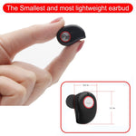 Yelion Bluetooth Headphone Wireless Invisible Bluetooth Earbuds Auto Stereo Headsets Mini Bluetooth Earpiece Bluetooth V4.1 Support Hands-Free Call Compatible with iPhone and Android(Black)