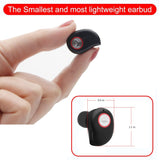 Yelion Bluetooth Headphone Wireless Invisible Bluetooth Earbuds Auto Stereo Headsets Mini Bluetooth Earpiece Bluetooth V4.1 Support Hands-Free Call Compatible with iPhone and Android(Black)
