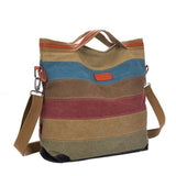 Women Messenger Bag, Vanpower Canvas Color Stitching Women Bag Fashion Leisure Laptop Bag