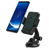 TaoTronics Phone Holder for Car, Wireless Car Charger Mount, Qi Fast Charge Phone Mount for Samsung Galaxy S10 S9 S8 S7 Edge S6 Edge+ Note8 and Standard Charge for iPhone Xs Max XR X 8 7 Plus