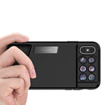 iPhone X Lens, 4K HD [0.65X] Wide Angle, 15X Macro, 180° Fisheye Camera Lenses Kit 3-in-1, Portable iPhone Xs Lens Kit for Apple iPhone 10/Xs ONLY, Easy to Switch Effect Lenses by Ainope (Black)