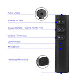 KANWAWO Mini Wireless Bluetooth Receiver Portable Aux Audio Receiver Adapter 4.1 Bluetooth Hands-Free Car Kit 3.5mm Jack Bluetooth Music Receiver (BT2)