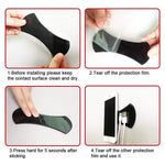 NOFDA 2pcs Magic Nano Rubber Pad Anti Slip Mat Sticker No Trace Car Mobile Phone Holder Lazy Bracket Pods Sticky Gel Pad Wholesale (Pack 2)