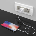 iPhone Charger, MFi Certified 2-Pack Charging Cable and USB Wall Adapter Plug Block Compatible iPhone X/8/8 Plus/7/7 Plus/6/6S/6 Plus/5S/SE/Mini/Air/Max/Cases
